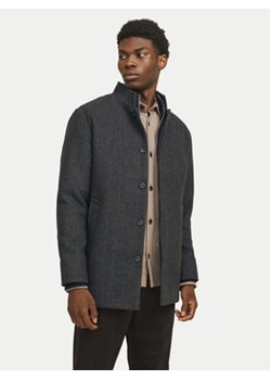 Jack&Jones Płaszcz wełniany Harrison 12258674 Szary Regular Fit ze sklepu MODIVO w kategorii Płaszcze męskie - zdjęcie 176859636