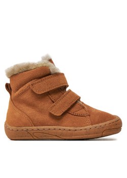 Froddo Kozaki Minni Suede G2110141-2 M Brązowy ze sklepu MODIVO w kategorii Buty zimowe dziecięce - zdjęcie 176860925
