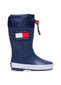 Tommy Hilfiger Kalosze Rain Boot T3X6-30766-0047 M Granatowy ze sklepu MODIVO w kategorii Kalosze dziecięce - zdjęcie 176865706