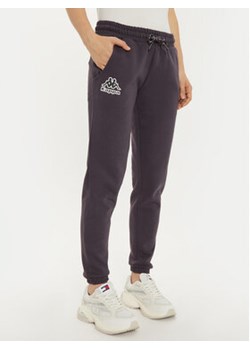 Kappa Spodnie dresowe Fres 321T7UW Szary Regular Fit ze sklepu MODIVO w kategorii Spodnie damskie - zdjęcie 176868337