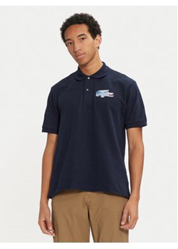 Lacoste Polo PH3600 Granatowy Regular Fit ze sklepu MODIVO w kategorii T-shirty męskie - zdjęcie 176881416