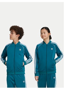 adidas Bluza adicolor SST IY7452 Turkusowy Regular Fit ze sklepu MODIVO w kategorii Bluzy chłopięce - zdjęcie 176902117