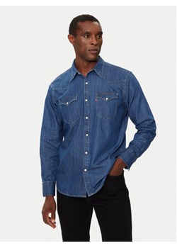 Levi's® Koszula jeansowa Barstow Western 85744-0041 Niebieski Regular Fit ze sklepu MODIVO w kategorii Koszule męskie - zdjęcie 176902489