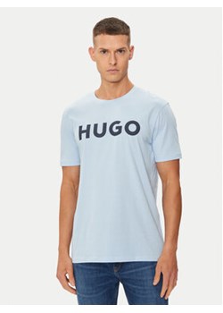 Hugo T-Shirt Dulivio 50467556 Niebieski Regular Fit ze sklepu MODIVO w kategorii T-shirty męskie - zdjęcie 176905918