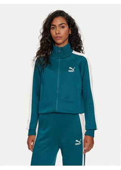 Puma Bluza Iconic T7 627994 Zielony Regular Fit ze sklepu MODIVO w kategorii Bluzy damskie - zdjęcie 176918096