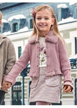 Mayoral Kardigan 4362 Różowy Regular Fit ze sklepu MODIVO w kategorii Swetry dziewczęce - zdjęcie 176922379