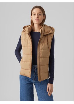 Vero Moda Bezrękawnik 10289835 Brązowy Regular Fit ze sklepu MODIVO w kategorii Kamizelki damskie - zdjęcie 176924999