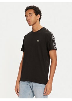 Lacoste T-Shirt TH7404 Czarny Regular Fit ze sklepu MODIVO w kategorii T-shirty męskie - zdjęcie 176938375