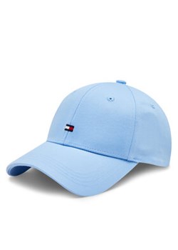 Tommy Hilfiger Czapka z daszkiem Essential Flag Cap AW0AW16360 Niebieski ze sklepu MODIVO w kategorii Czapki z daszkiem damskie - zdjęcie 176941945