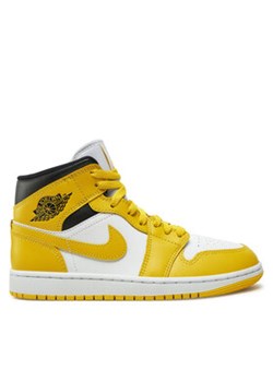 Nike Sneakersy Wmns Air Jordan 1 BQ6472 Żółty ze sklepu MODIVO w kategorii Buty sportowe damskie - zdjęcie 176944305