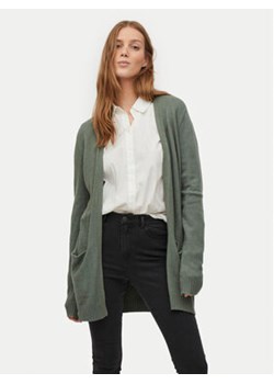 Vila Kardigan Ril 14044041 Zielony Regular Fit ze sklepu MODIVO w kategorii Swetry damskie - zdjęcie 176953367