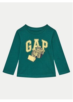 Gap Bluzka 609705-02 Zielony Regular Fit ze sklepu MODIVO w kategorii T-shirty chłopięce - zdjęcie 176955476