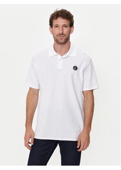 Just Cavalli Polo 76OAGG23 Biały Regular Fit ze sklepu MODIVO w kategorii T-shirty męskie - zdjęcie 176956028