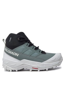 Salomon Trekkingi Crosstrak Waterproof L47570400 Zielony ze sklepu MODIVO w kategorii Buty trekkingowe damskie - zdjęcie 176958807