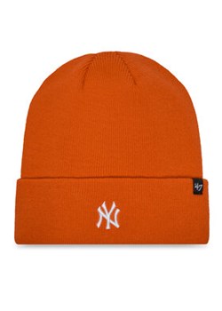 47 Brand Czapka New York Yankees Classic B-CFDCN17ACE Pomarańczowy ze sklepu MODIVO w kategorii Czapki zimowe damskie - zdjęcie 176965109