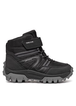 Geox Kozaki J Himalaya Boy B Abx J46FRD 050FU C9999 S Czarny ze sklepu MODIVO w kategorii Buty zimowe dziecięce - zdjęcie 176975848