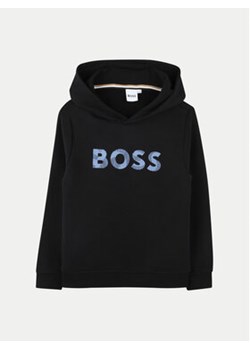 Boss Bluza J51189 D Czarny Regular Fit ze sklepu MODIVO w kategorii Bluzy chłopięce - zdjęcie 176978638