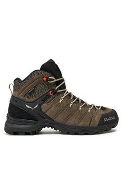 Salewa Trekkingi Ws Alp Mate Mid Wp 61385-5085 Brązowy ze sklepu MODIVO w kategorii Buty trekkingowe damskie - zdjęcie 176980449