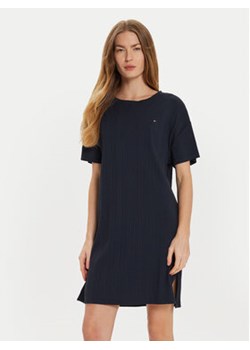 Tommy Hilfiger Koszula nocna UW0UW05569 Granatowy Relaxed Fit ze sklepu MODIVO w kategorii Koszule nocne - zdjęcie 176982716