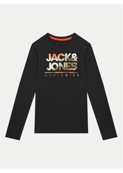 Jack&Jones Junior Bluzka Luke 12259498 Czarny Standard Fit ze sklepu MODIVO w kategorii T-shirty chłopięce - zdjęcie 176986969