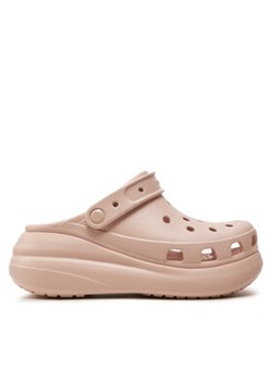 Crocs Klapki Classic Crush Clog 207521 Różowy ze sklepu MODIVO w kategorii Klapki damskie - zdjęcie 176987786