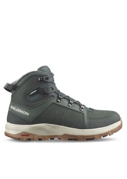 Salomon Trekkingi Outchill Thinsulate™ Waterproof L47328100 Zielony ze sklepu MODIVO w kategorii Buty trekkingowe męskie - zdjęcie 176991655