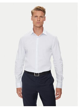 Calvin Klein Koszula K10K113536 Biały Slim Fit ze sklepu MODIVO w kategorii Koszule męskie - zdjęcie 176999746