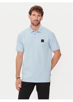 Boss Polo Parlay 143 50515596 Błękitny Regular Fit ze sklepu MODIVO w kategorii T-shirty męskie - zdjęcie 177001488