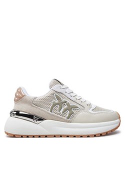 PINKO Sneakersy Gem 07 SS0055 P020 Beżowy ze sklepu MODIVO w kategorii Buty sportowe damskie - zdjęcie 177001948