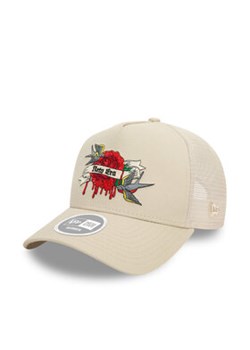 New Era Czapka z daszkiem Trucker New 60565268 Beżowy ze sklepu MODIVO w kategorii Czapki z daszkiem damskie - zdjęcie 177007948