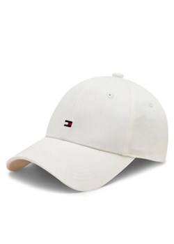 Tommy Hilfiger Czapka z daszkiem Essential Flag Cap AW0AW16360 Biały ze sklepu MODIVO w kategorii Czapki z daszkiem damskie - zdjęcie 177008899