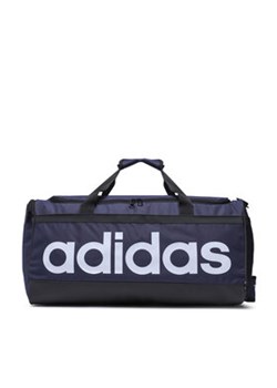 adidas Torba Essentials Linear Duffel Medium HR5349 Granatowy ze sklepu MODIVO w kategorii Torby sportowe - zdjęcie 177011075