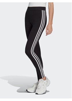 adidas Legginsy Adicolor Classics 3-Stripes Leggings IB7383 Czarny ze sklepu MODIVO w kategorii Spodnie damskie - zdjęcie 177011379