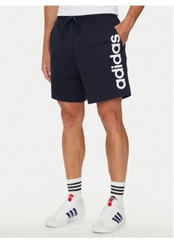 adidas Szorty sportowe AEROREADY Essentials Single Jersey Linear Logo Shorts IC0064 Niebieski Regular Fit ze sklepu MODIVO w kategorii Spodenki męskie - zdjęcie 177026177