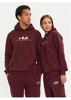 Fila Bluza Unisex Brunssum FAU0145 Bordowy Regular Fit ze sklepu MODIVO w kategorii Bluzy męskie - zdjęcie 177026835