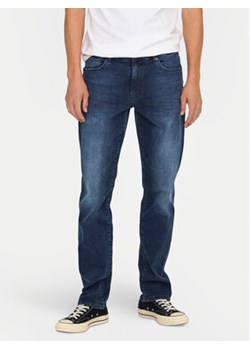 Only & Sons Jeansy 22032697 Granatowy Slim Fit ze sklepu MODIVO w kategorii Jeansy męskie - zdjęcie 177028269