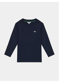 Lacoste Bluzka TJ1123 Granatowy Regular Fit ze sklepu MODIVO w kategorii T-shirty chłopięce - zdjęcie 177029079