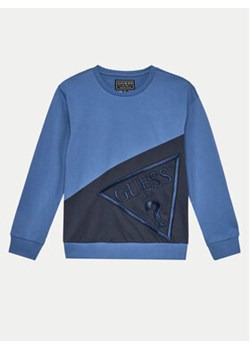 Guess Bluza L4YQ04 KA6R4 Niebieski Regular Fit ze sklepu MODIVO w kategorii Bluzy chłopięce - zdjęcie 177033078