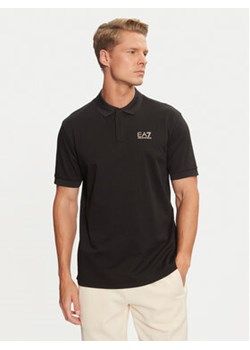 EA7 Emporio Armani Polo 6DPF09 PJOLZ 0200 Czarny Regular Fit ze sklepu MODIVO w kategorii T-shirty męskie - zdjęcie 177039326