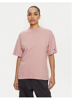 Champion T-Shirt 117449 Różowy Loose Fit ze sklepu MODIVO w kategorii Bluzki damskie - zdjęcie 177041909