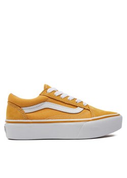 Vans Tenisówki Uy Old Skool Platform VN0A3TL3LSV1 Żółty ze sklepu MODIVO w kategorii Trampki dziecięce - zdjęcie 177042175