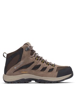 Columbia Trekkingi Crestwood Mid Waterproof 2100641 Brązowy ze sklepu MODIVO w kategorii Buty trekkingowe męskie - zdjęcie 177046249
