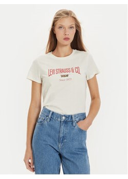 Levi's® T-Shirt The Perfect 17369-2805 Écru Standard Fit ze sklepu MODIVO w kategorii Bluzki damskie - zdjęcie 177053068