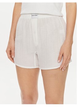 Calvin Klein Underwear Szorty materiałowe 000QS7139E Biały ze sklepu MODIVO w kategorii Piżamy damskie - zdjęcie 177053136