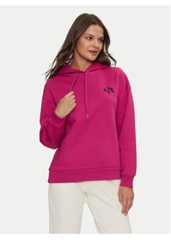 Armani Exchange Bluza XW000031 AF10249 UA256 Różowy Regular Fit ze sklepu MODIVO w kategorii Bluzy damskie - zdjęcie 177065209