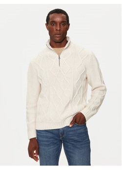 Guess Sweter M4BR49 Z3IN0 Beżowy Regular Fit ze sklepu MODIVO w kategorii Swetry męskie - zdjęcie 177065768
