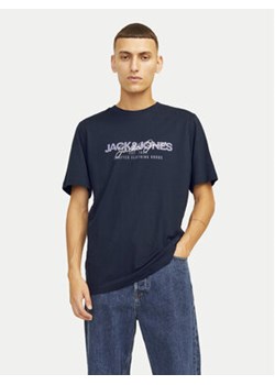 Jack&Jones T-Shirt Alvis 12256803 Granatowy Standard Fit ze sklepu MODIVO w kategorii T-shirty męskie - zdjęcie 177077505