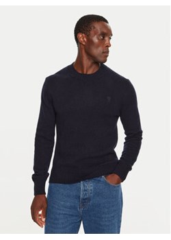 AMI PARIS Sweter HKS057.005 Granatowy Regular Fit ze sklepu MODIVO w kategorii Swetry męskie - zdjęcie 177084589