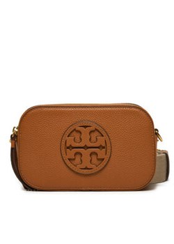 Tory Burch Torebka Mini Miller 161246 Brązowy ze sklepu MODIVO w kategorii Listonoszki - zdjęcie 177086429