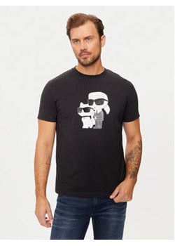 KARL LAGERFELD T-Shirt 755061 544241 Czarny Regular Fit ze sklepu MODIVO w kategorii T-shirty męskie - zdjęcie 177087959